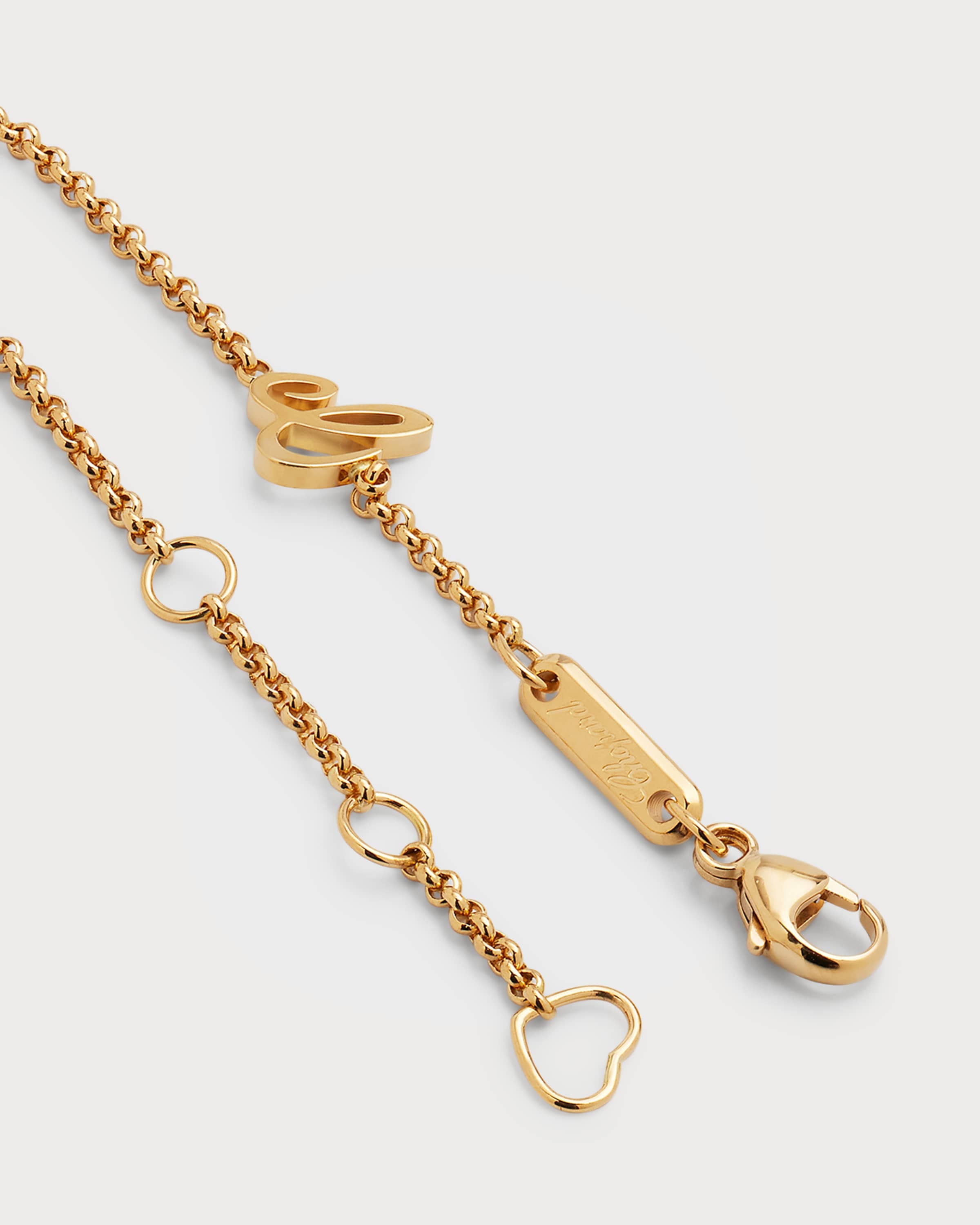 Happy Hearts 18K Yellow Gold Diamond Pendant Necklace - 2