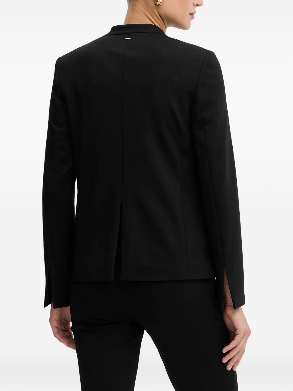 single-button pocketed blazer - 3
