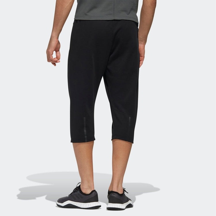 adidas Woven Cone Sports Cropped Pants Black DY8766 - 3