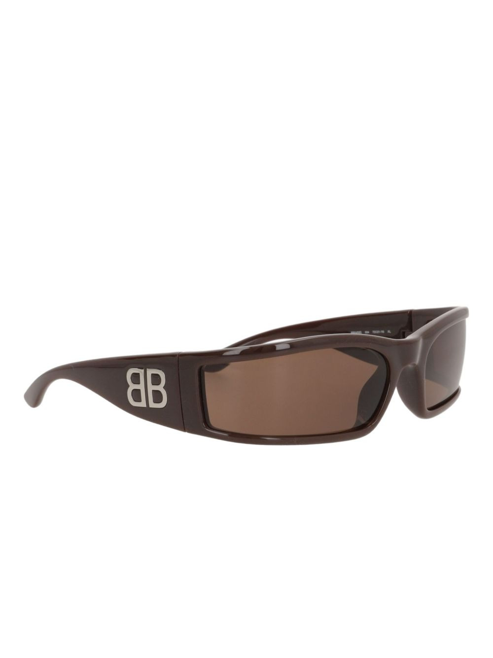 BB-logo rectangle sunglasses - 2