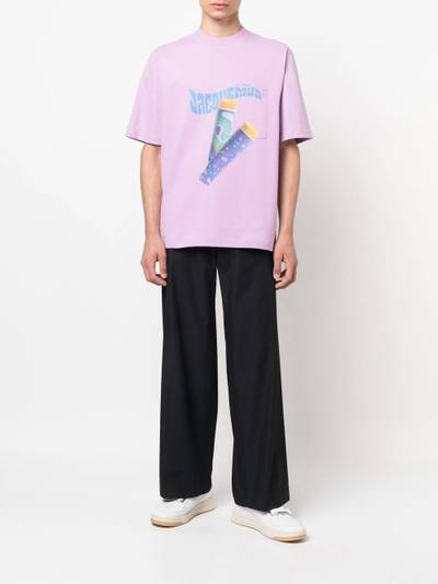 JACQUEMUS Paisley Sorbet cotton T-shirt outlook