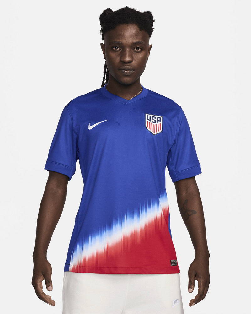 USMNT 2024 경기장 Away Nike 남자의 말 그대로 축구 Replica 저지 - 1