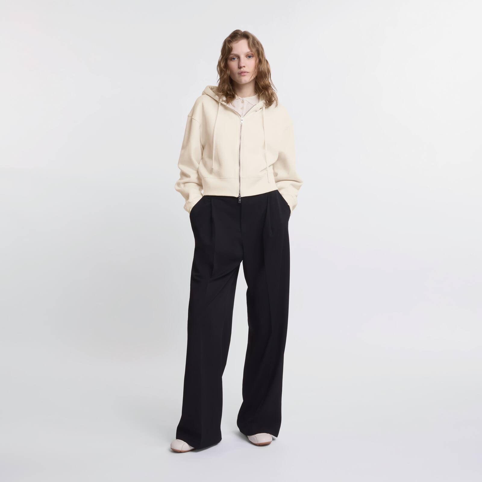Sweatshirt in cotton and cashmere - 2