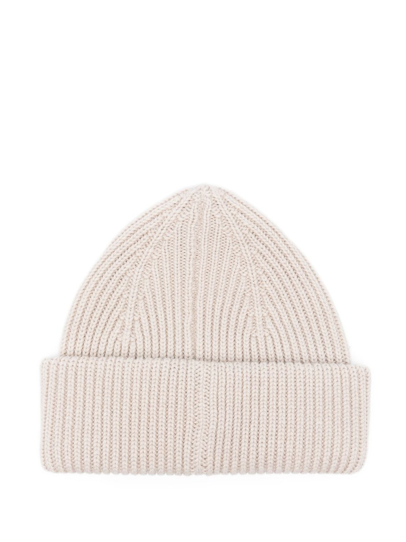 Lanvin ribbed beanie hat outlook