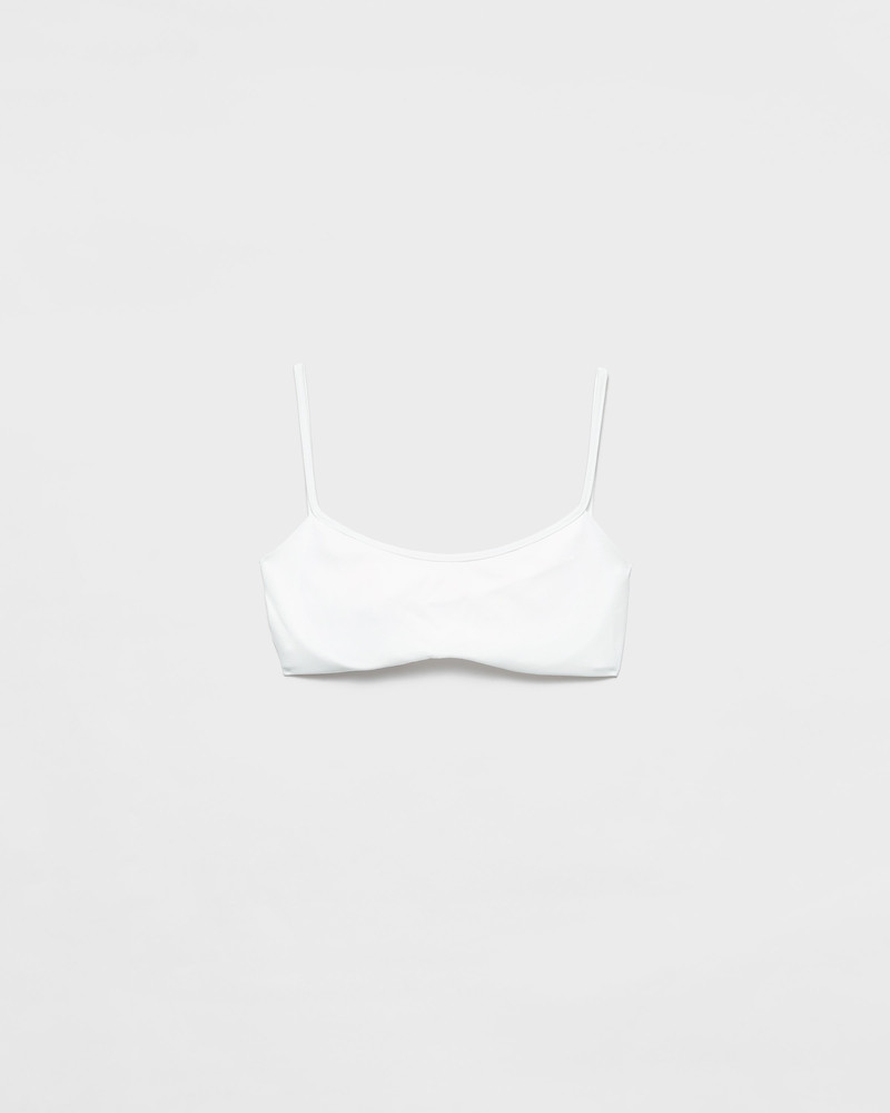 Stretch jersey bikini top 1