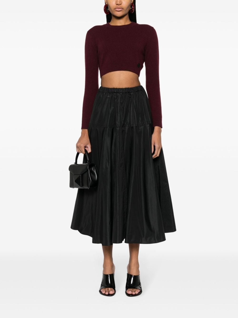 faille maxi skirt - 2