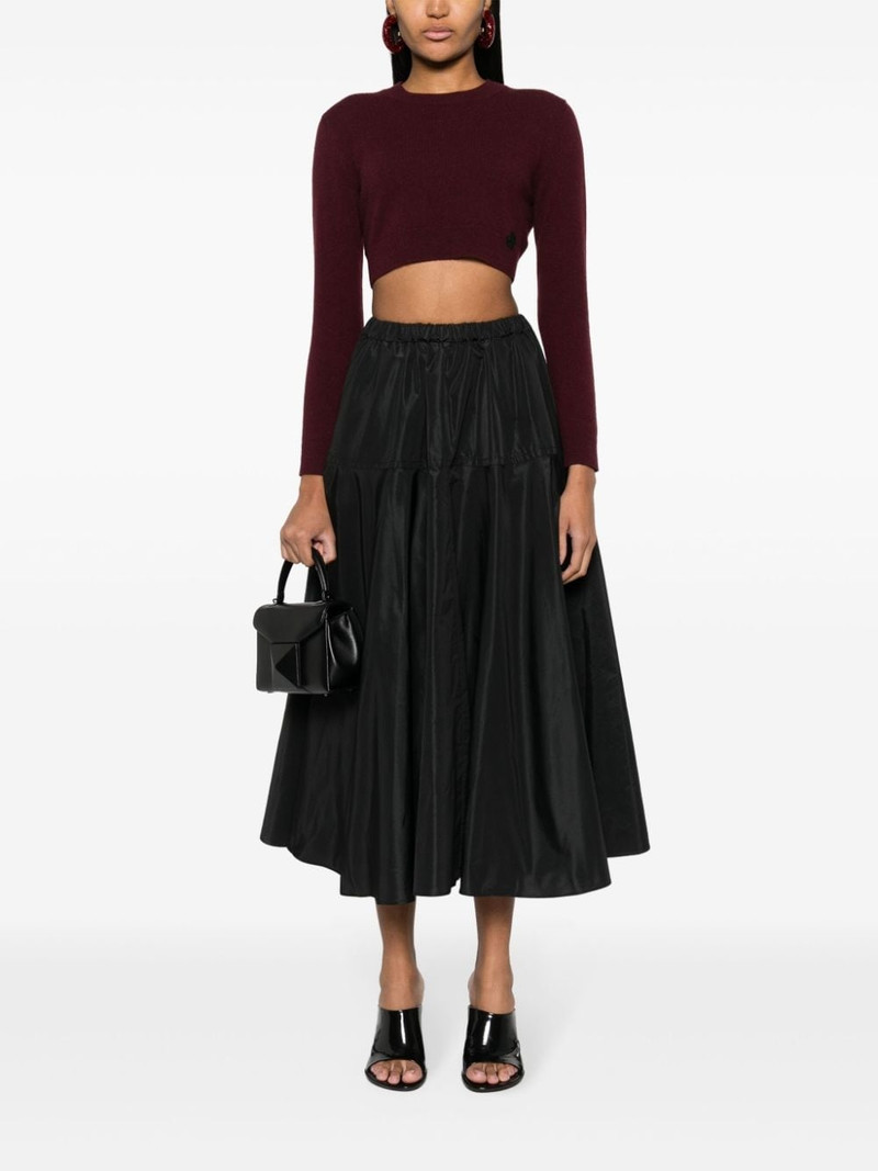 PATOU faille maxi skirt outlook