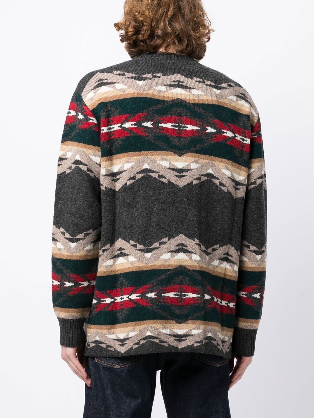 intarsia-knit jumper - 4
