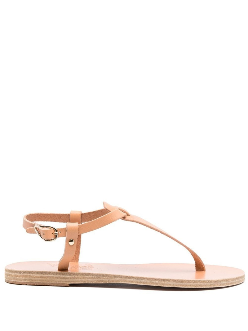 leather open-toe sandals 1
