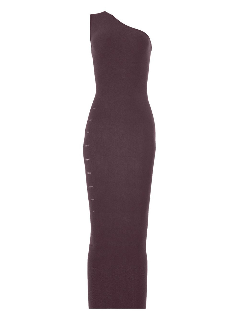 one-shoulder slash dress 1