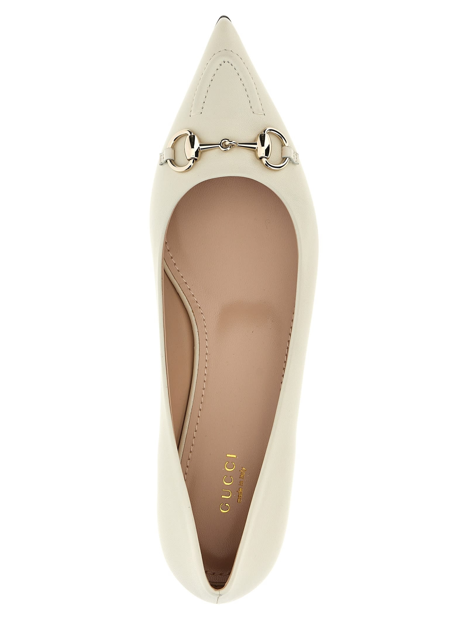 Gucci Horsebit Leather Ballet Flats - 3