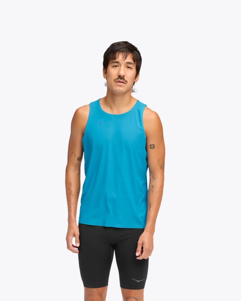 Men's Airolite Tank 2.0 Top in Hoka Blue 1