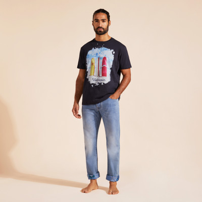 Vilebrequin Men Cotton T-Shirt Surf's Up outlook