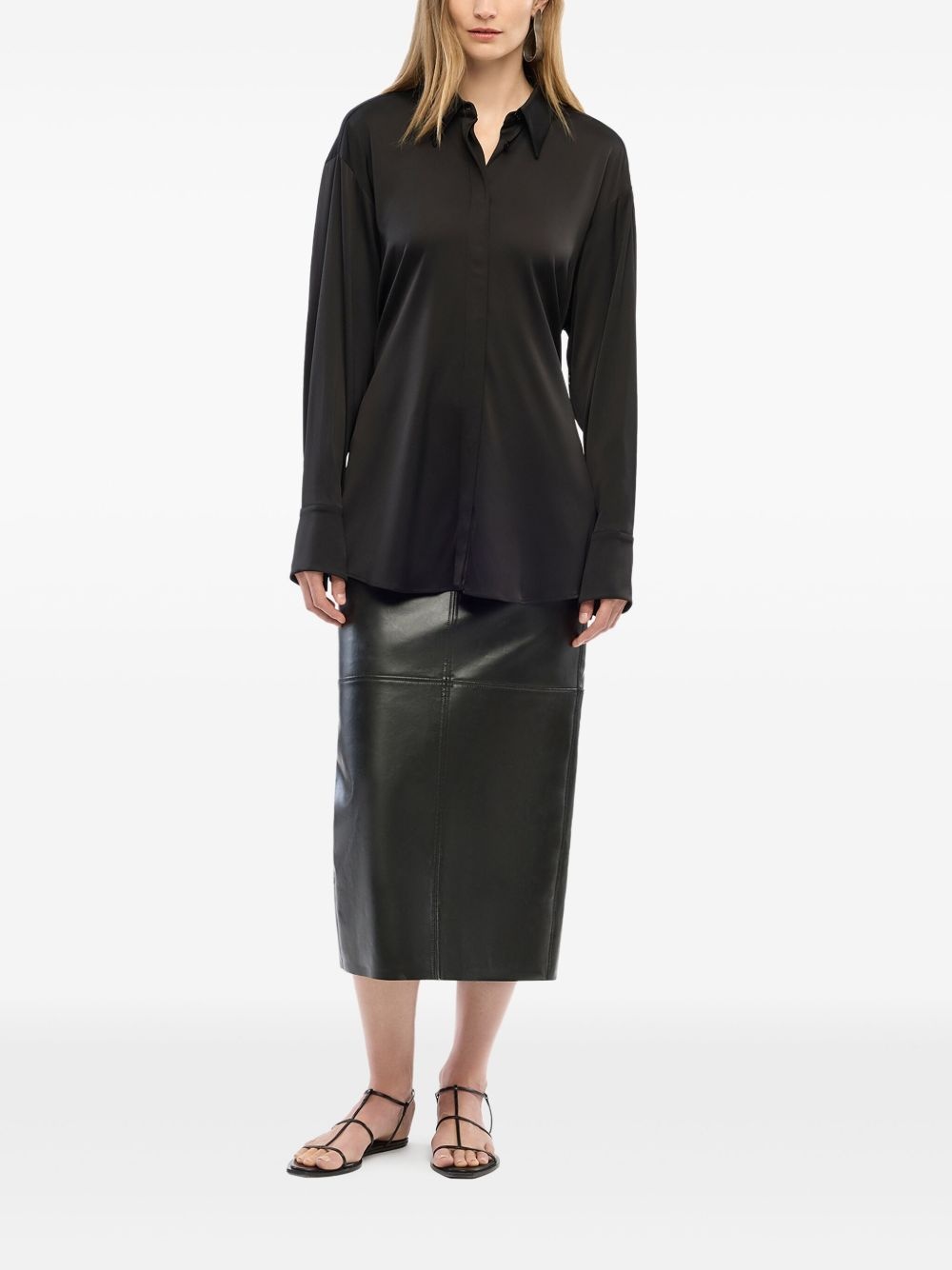 button-detail shirt - 2