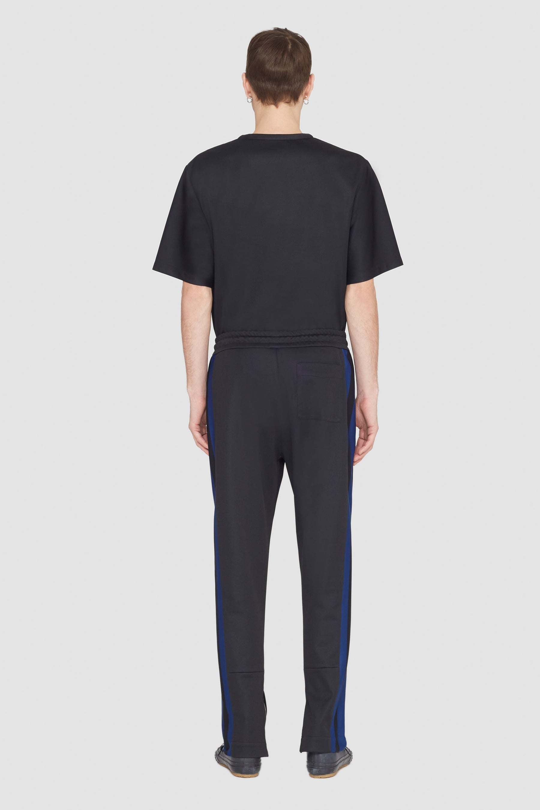 Stripe Ponte Track Pant - 4
