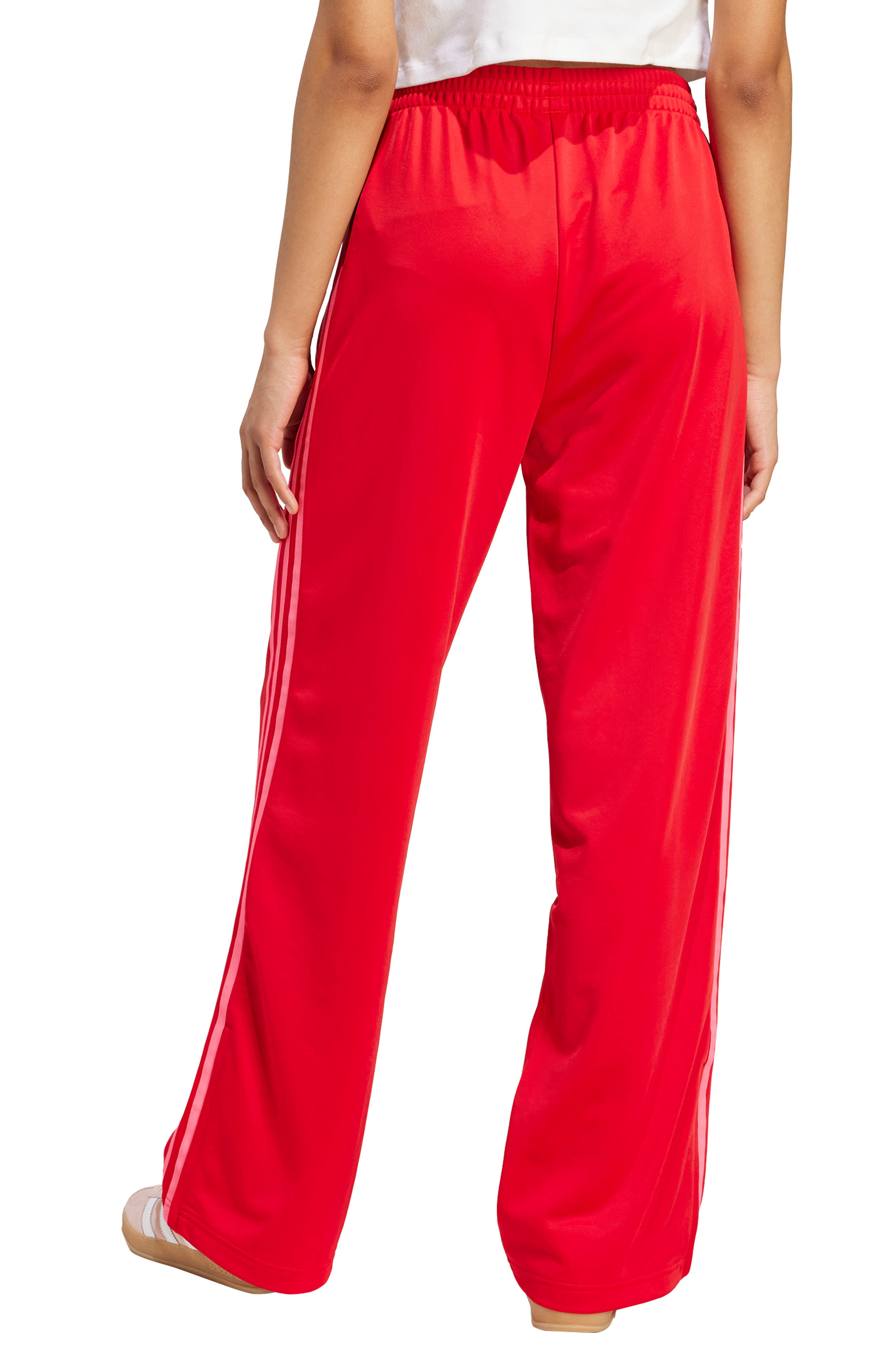 adidas Firebird Recycled Polyester Track Pants in Better Scarlet/Lucid Pink at Nordstrom - 2