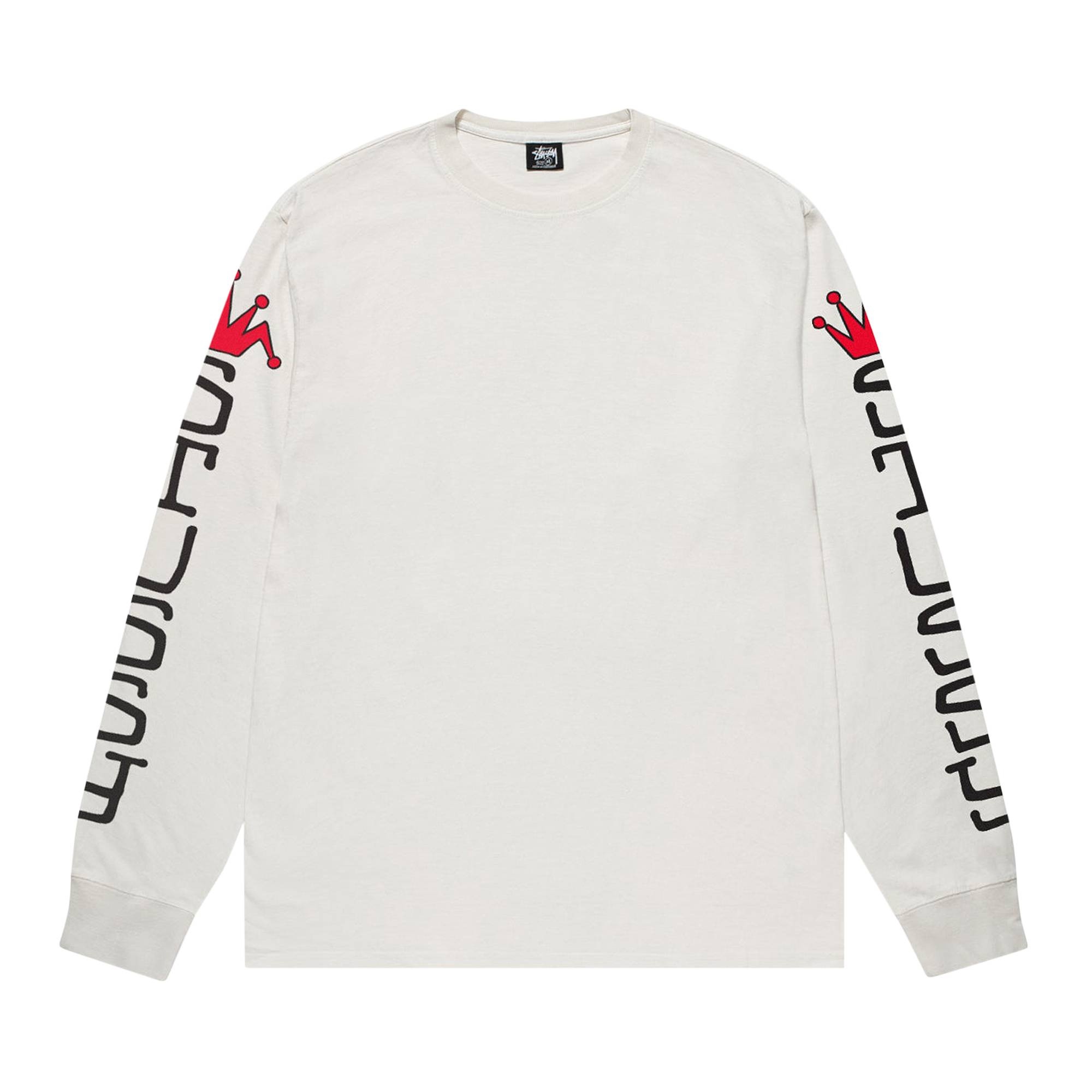 Stussy Pigment Dyed Jumbo Long-Sleeve Tee 'Natural' - 1