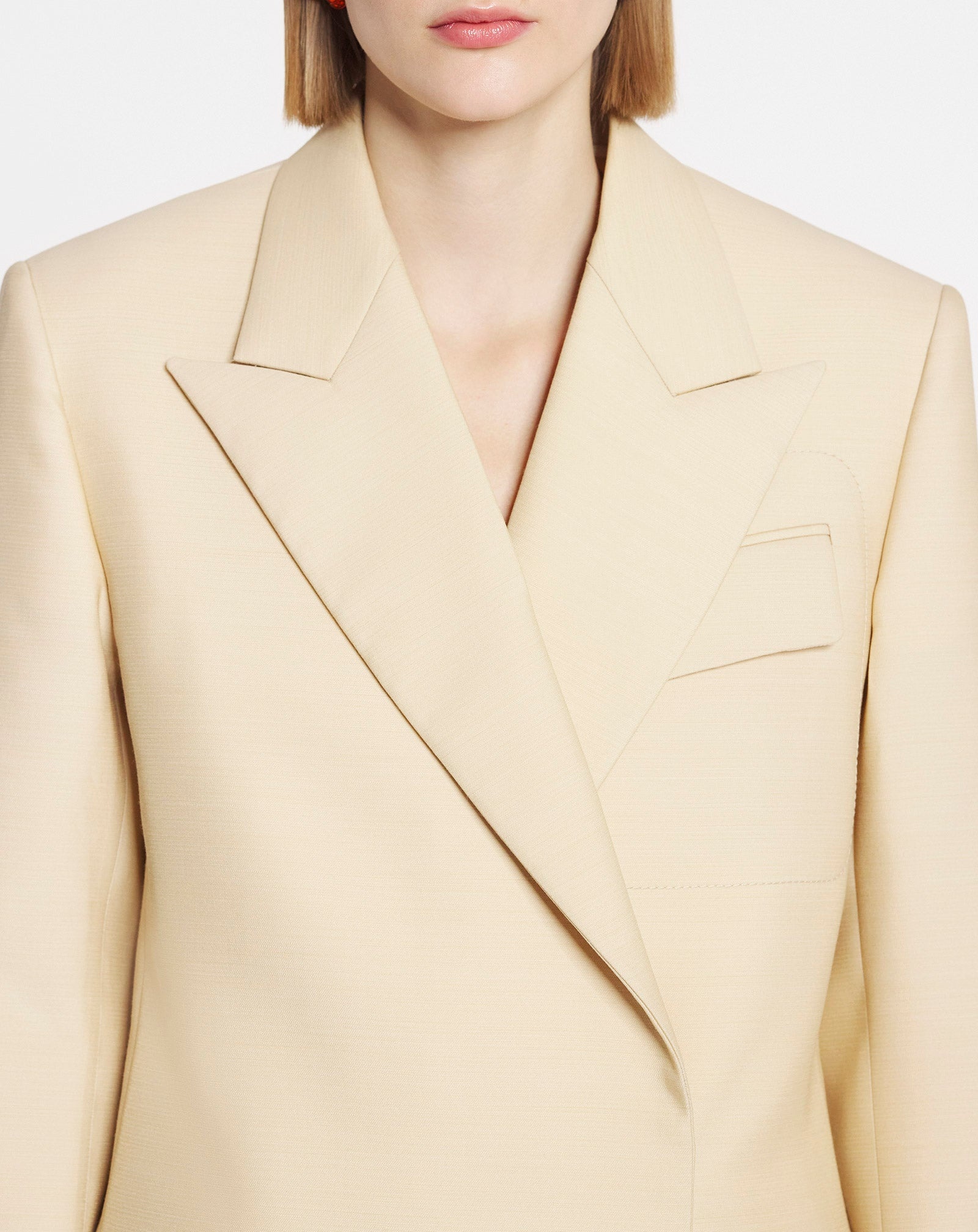 TAILORED STRAIGHT-FIT COAT - 5