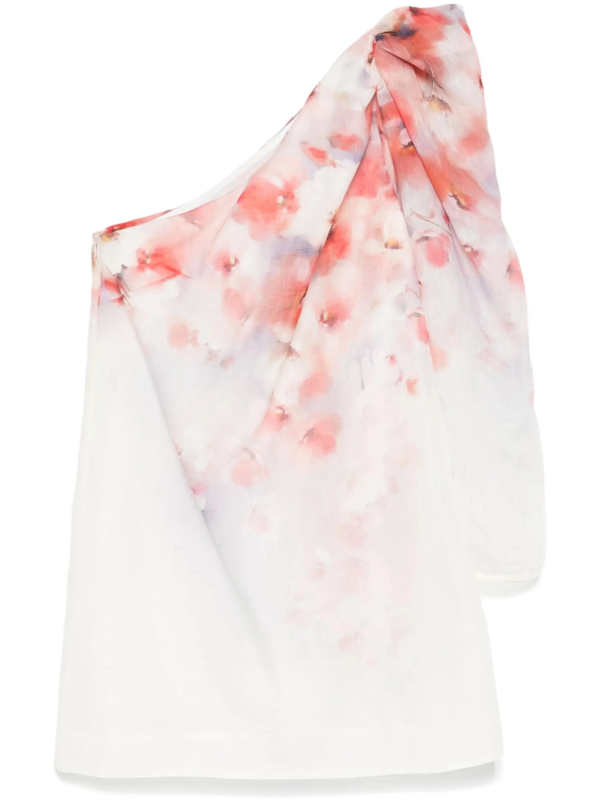 Crush Asymmetrical mini dress - 1