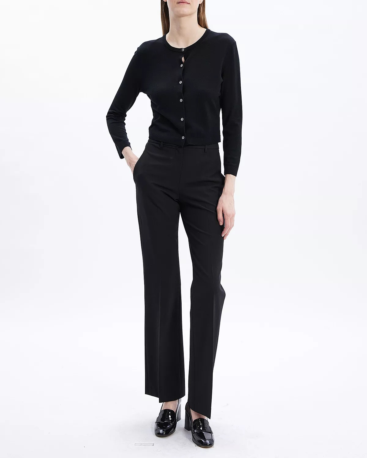 Cropped Wool Cardigan - 2