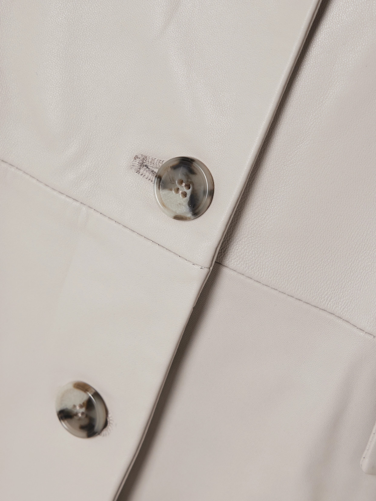 Aldo Leather Blazer - 5