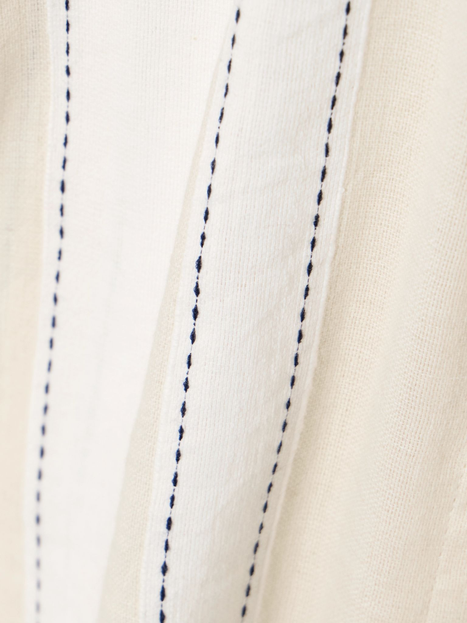 Tuuli Cabana striped cotton-blend shirt Cream - 4