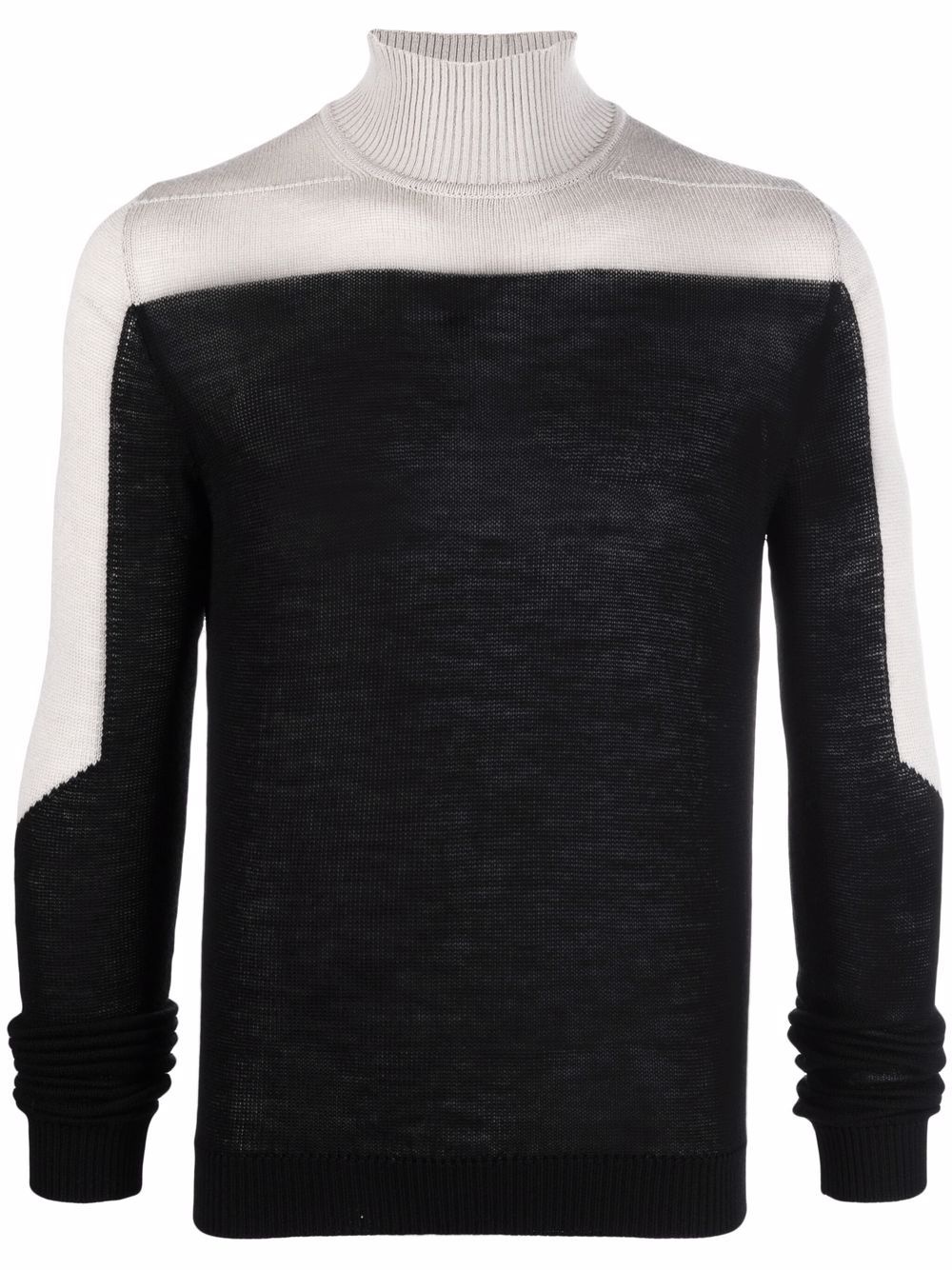 roll-neck wool jumper - 1