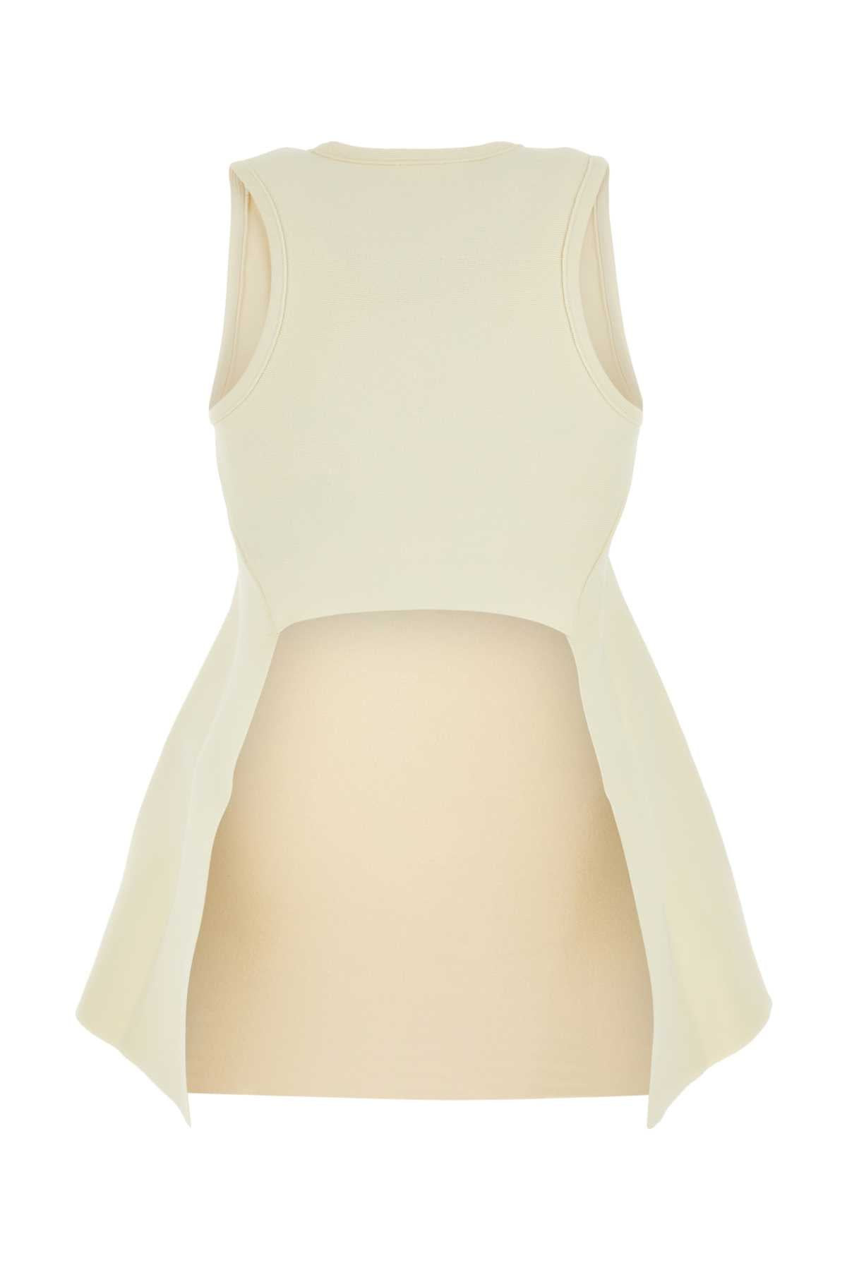 Jil Sander Women Ivory Viscose Blend Top - 2