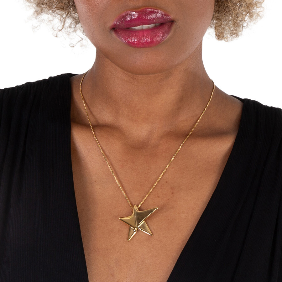 Ferragamo Ladies Yellow Star Pendant Necklace - 2