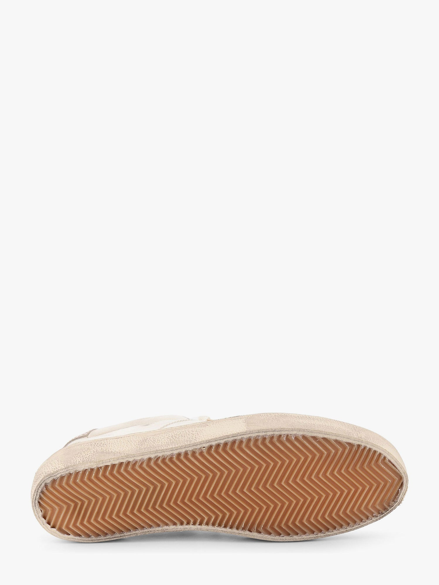 SOUL STAR LEATHER LOW-TOP SNEAKERS WITH USED EFFECT - 4