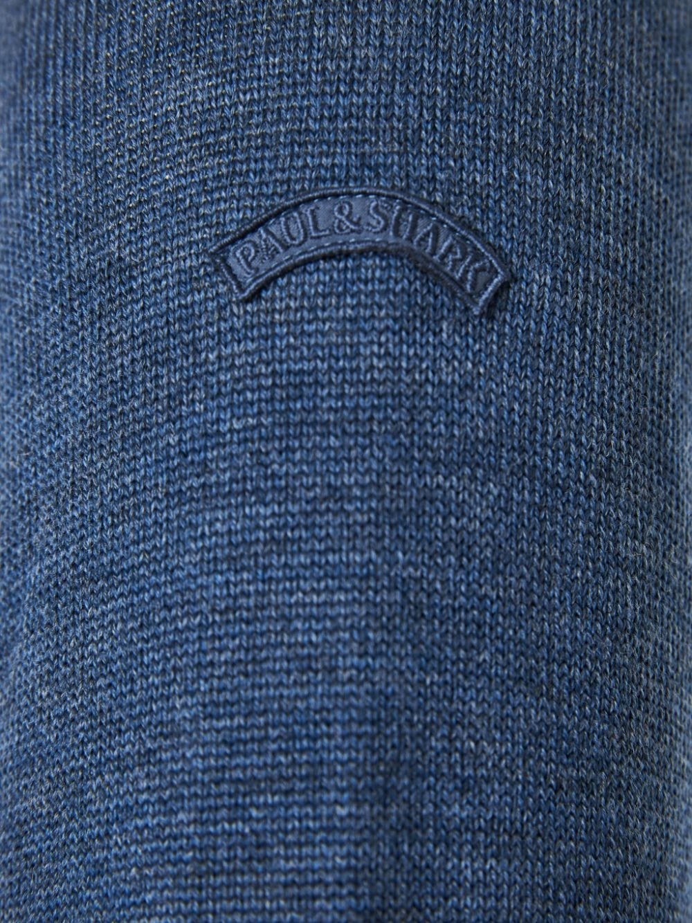 logo-patch wool jumper - 3