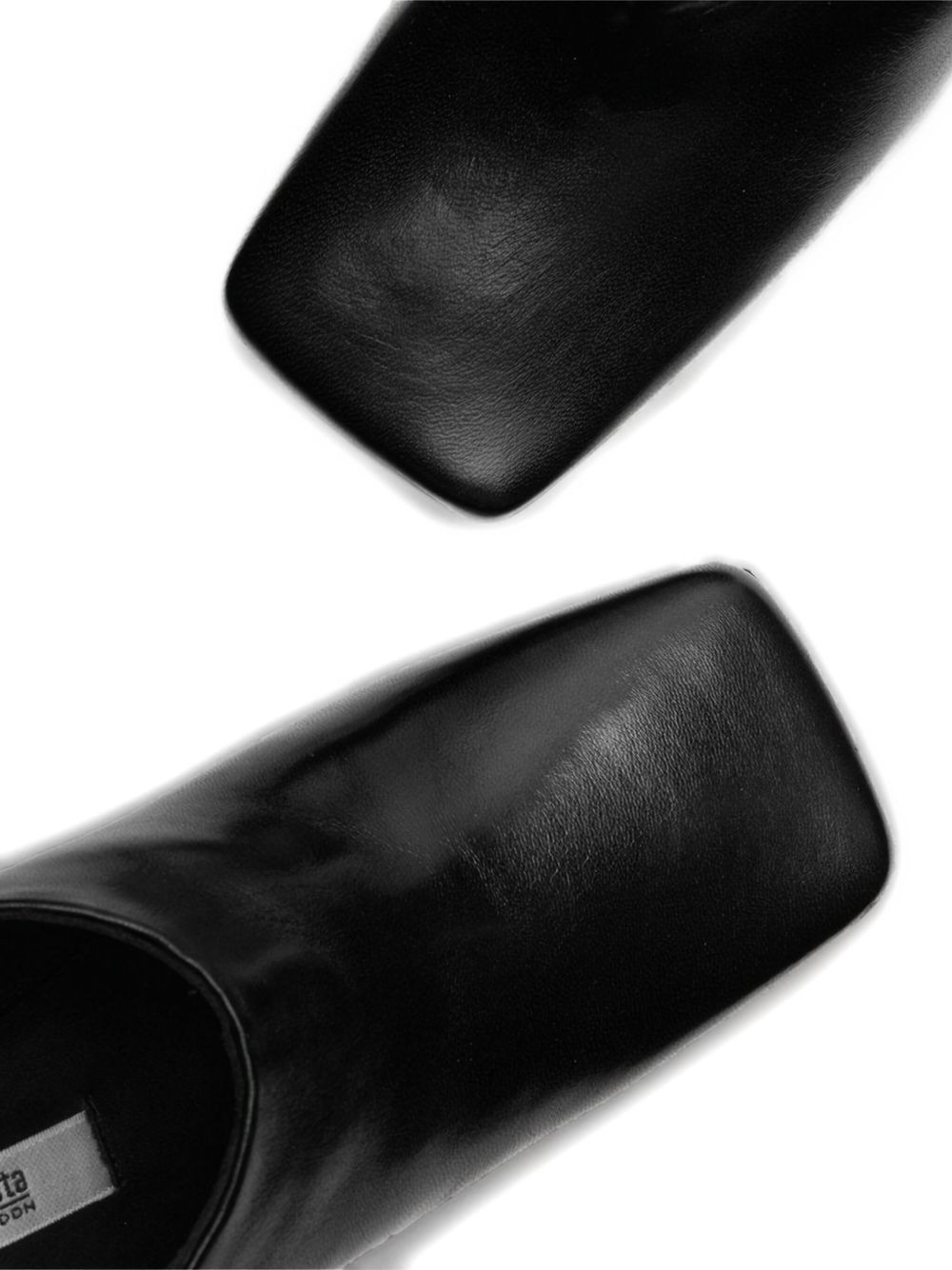 85mm Justyna square-toe block-heel mules - 4