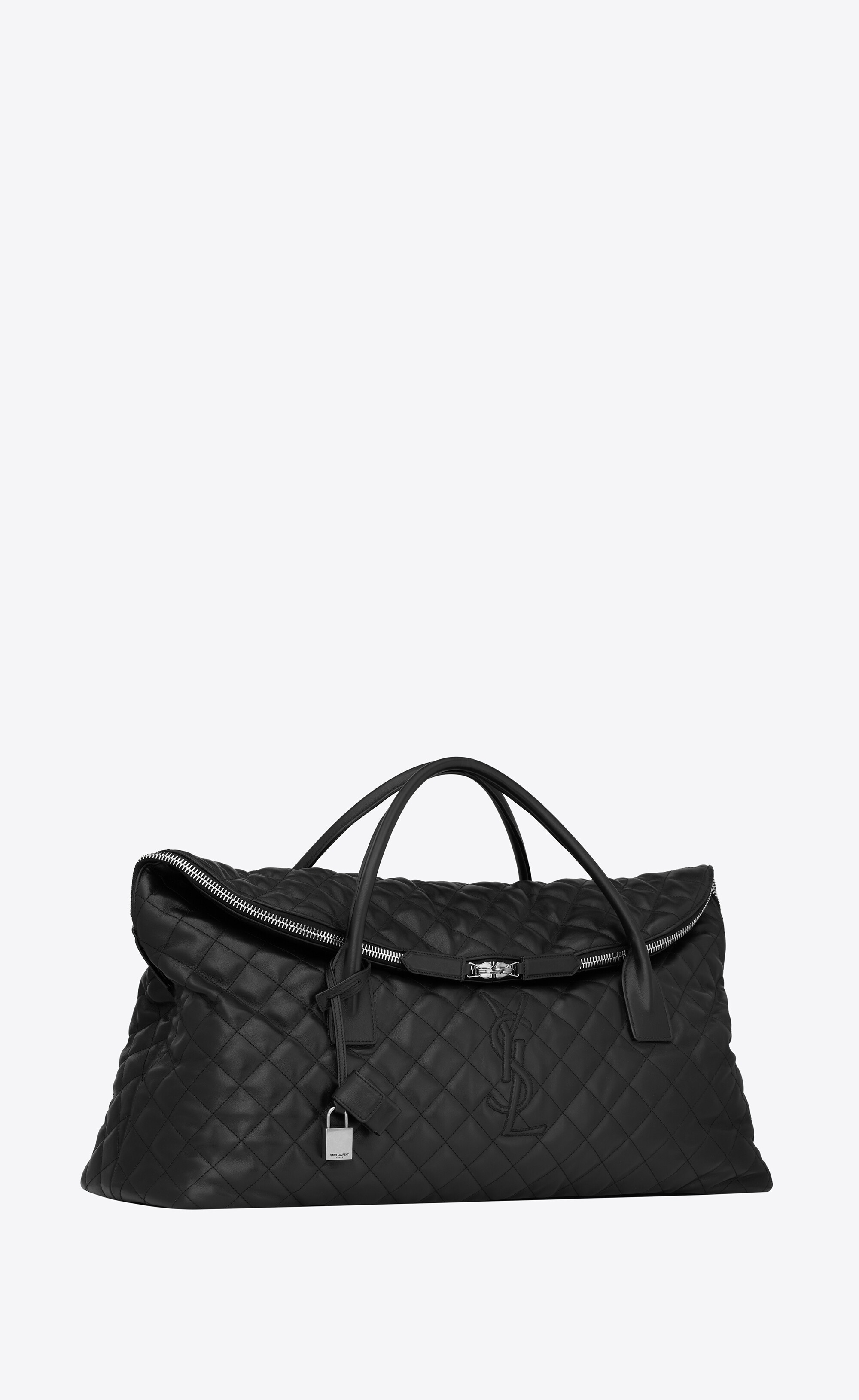 es giant travel bag in quilted leather - 6