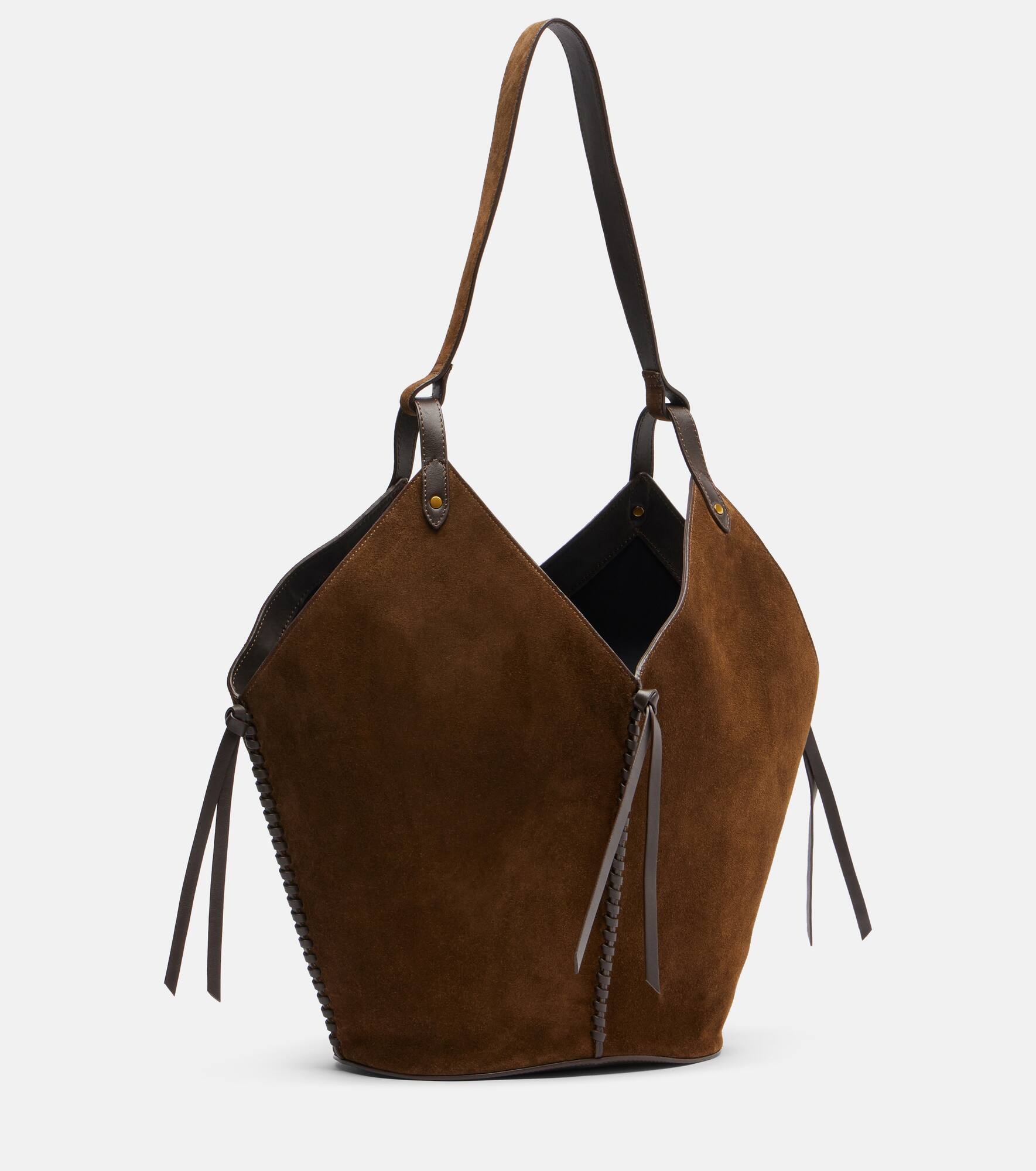 Tampa Medium suede shoulder bag - 4