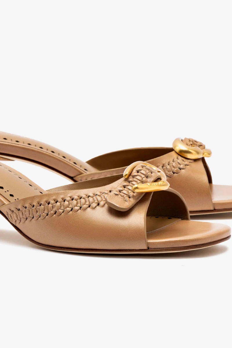 Verona Mule In Hazelnut Leather 4