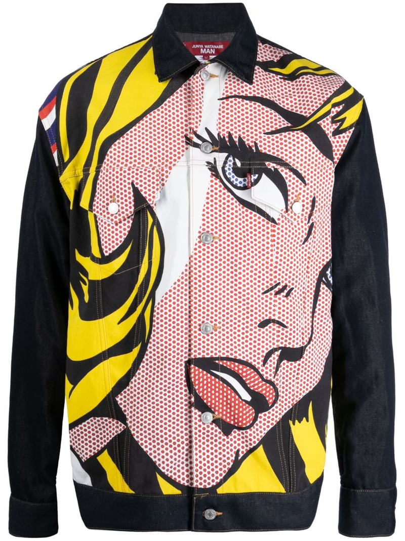 pop-art button-up jacket 1