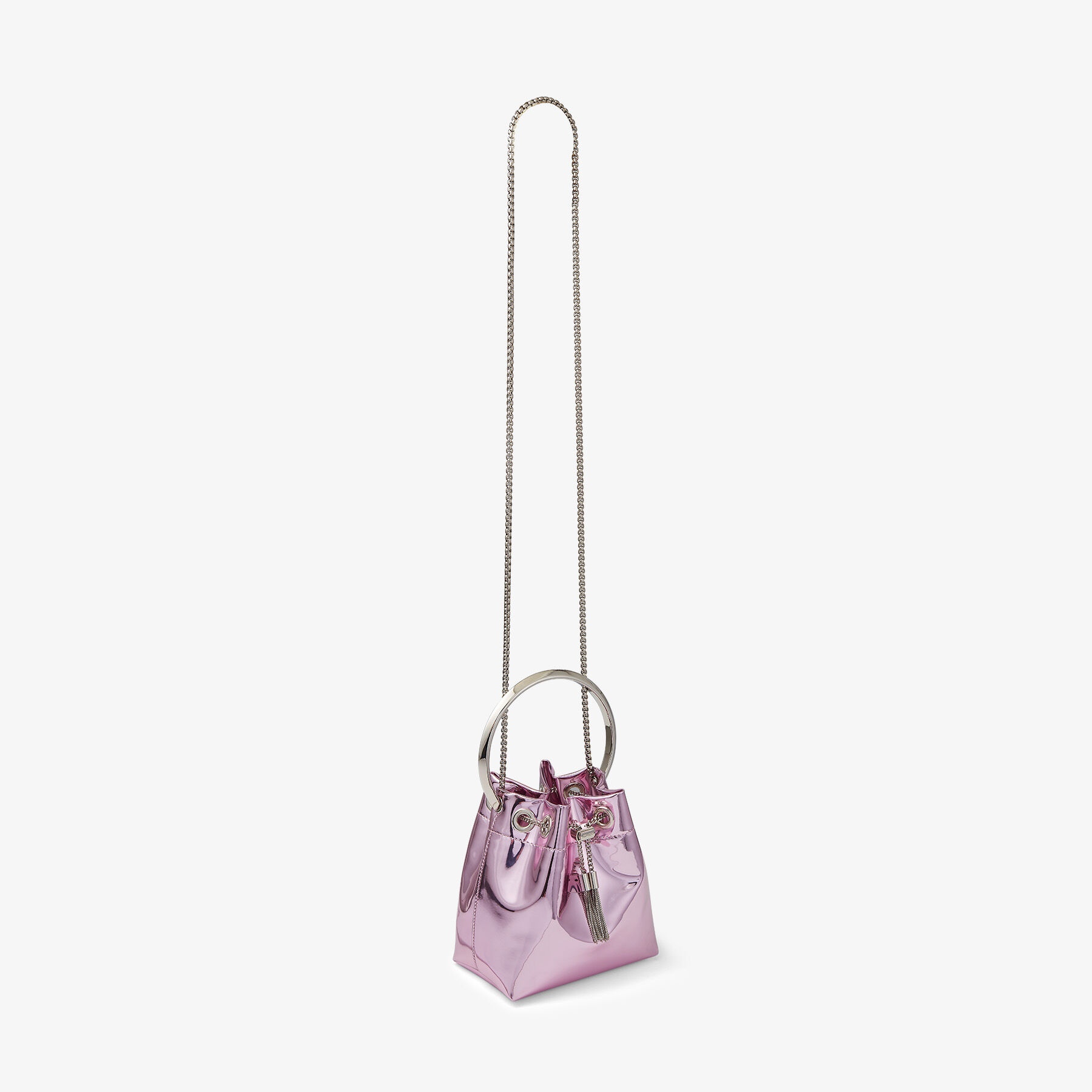 Bon Bon
Mauve Mirror Fabric Bag - 6