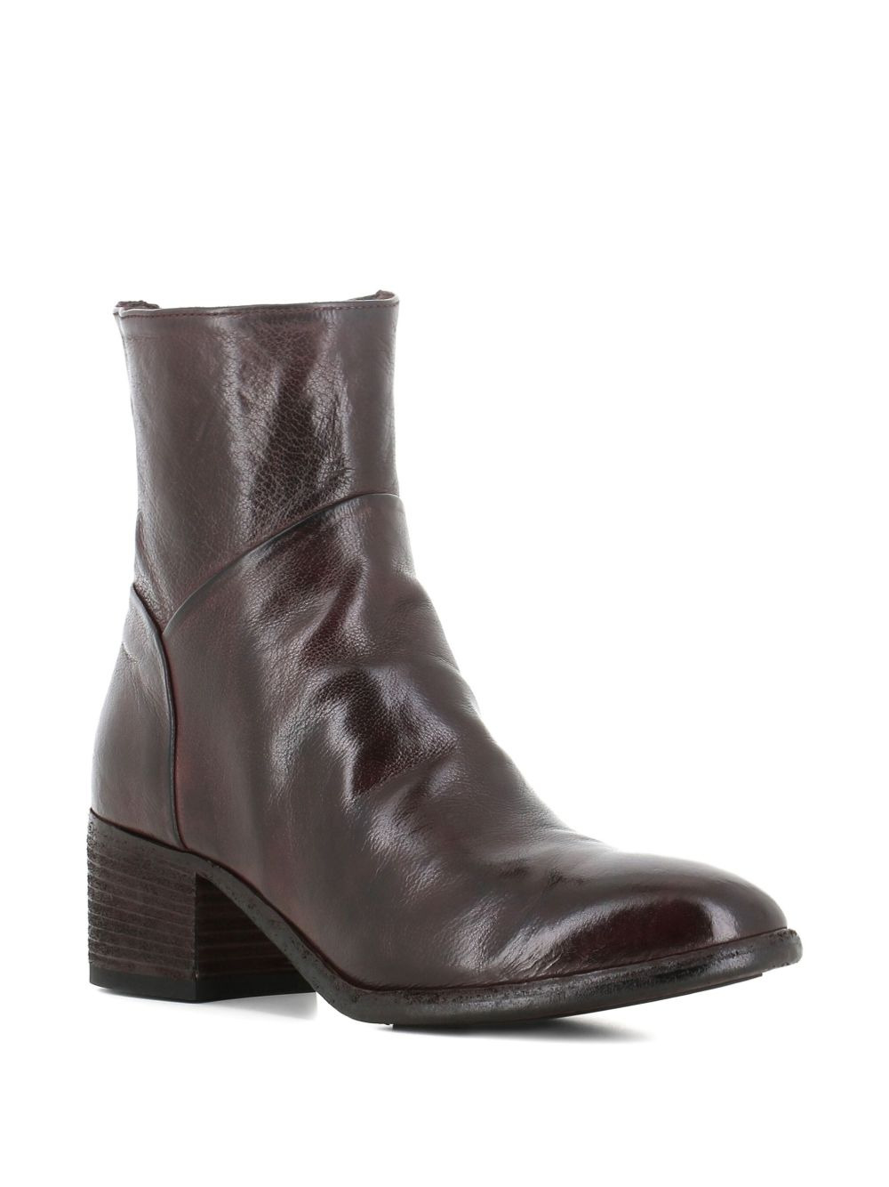 zipped block-heel boots - 2