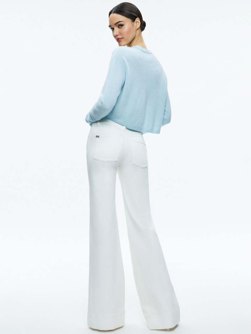 Alice + Olivia SHERRELL CREW NECK PULLOVER outlook