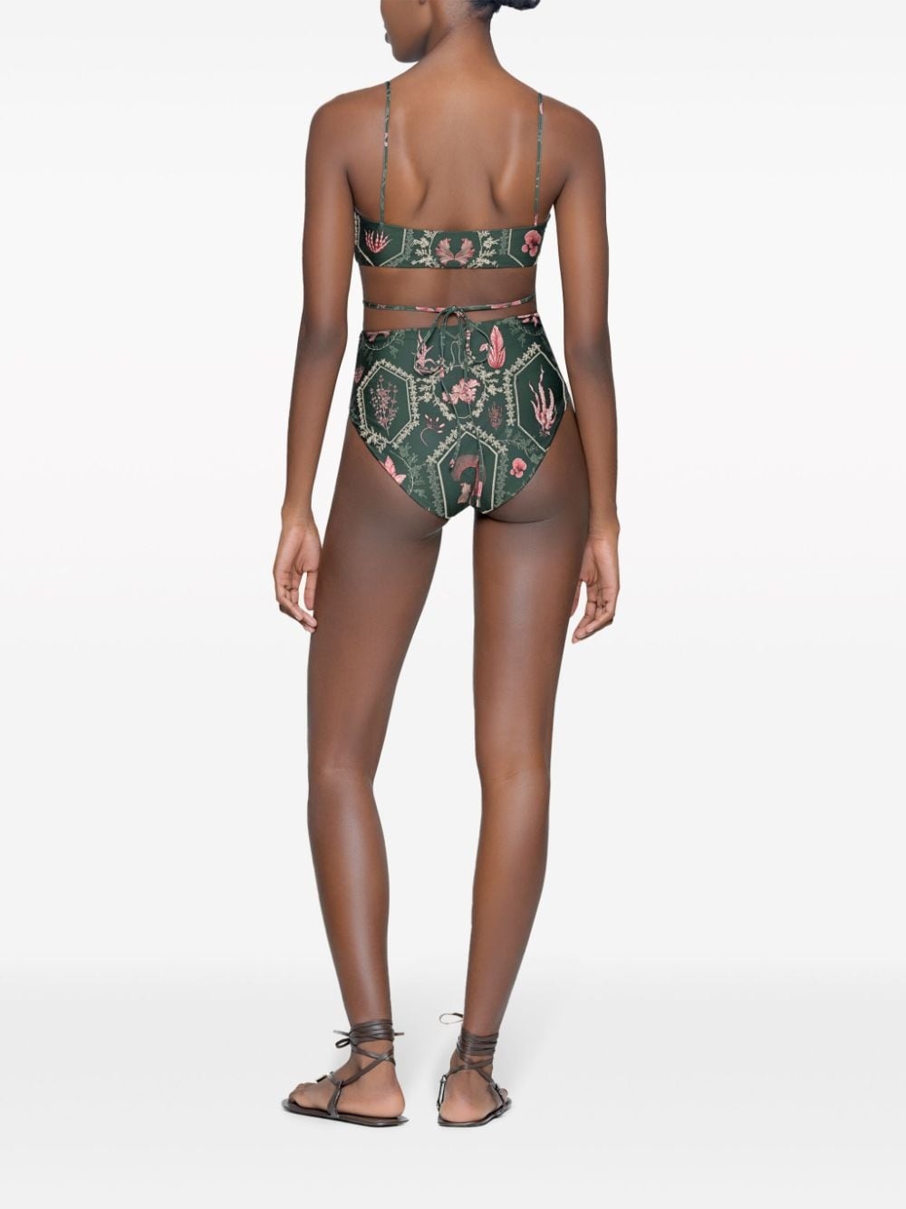 Victoriana Encaje floral-print swimsuit - 4