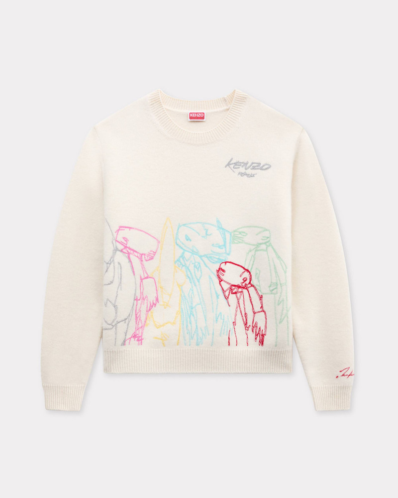 'Kenzo x Futura 2000' jumper in wool 1