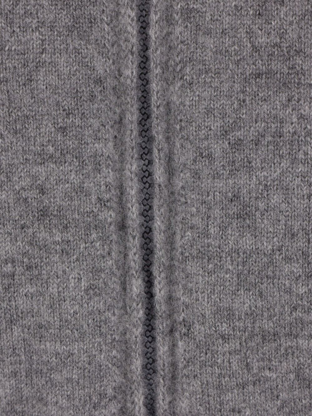 drawstring-hood zip-front cardigan - 3
