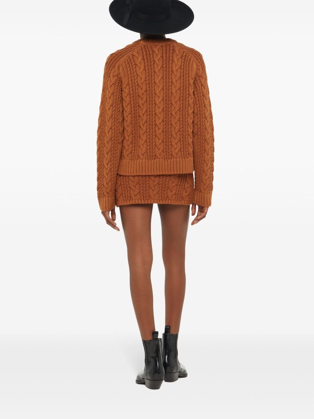 cable-knit virgin-wool jumper - 5