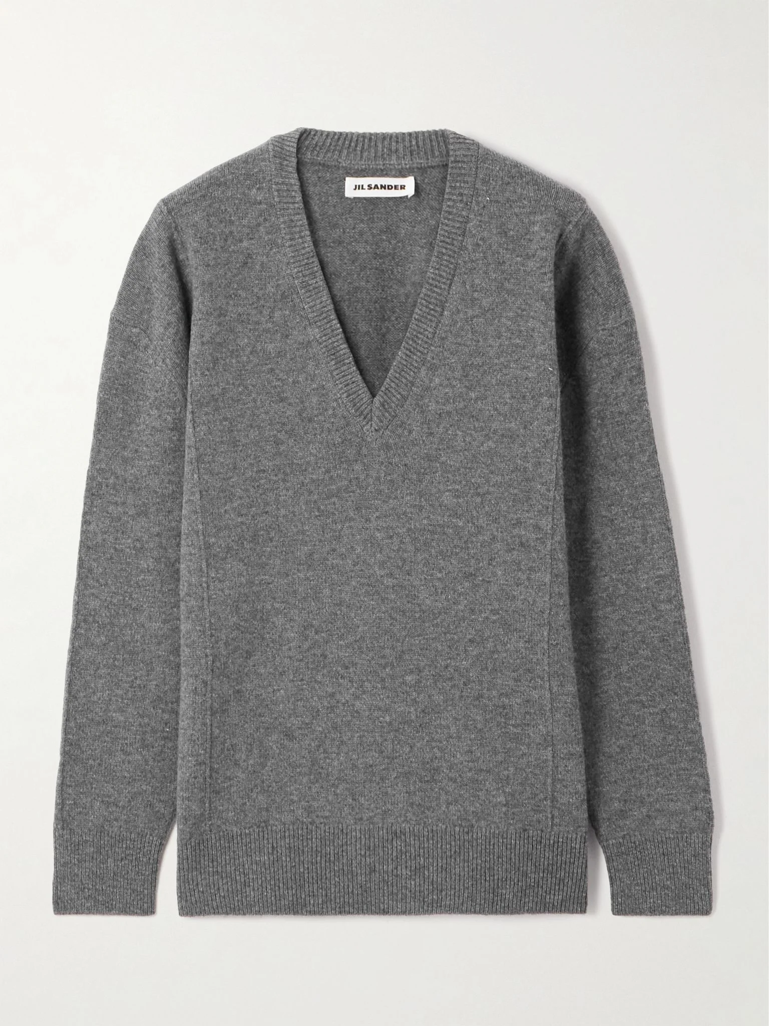 Wool and cashmere-blend sweater Gray - 1