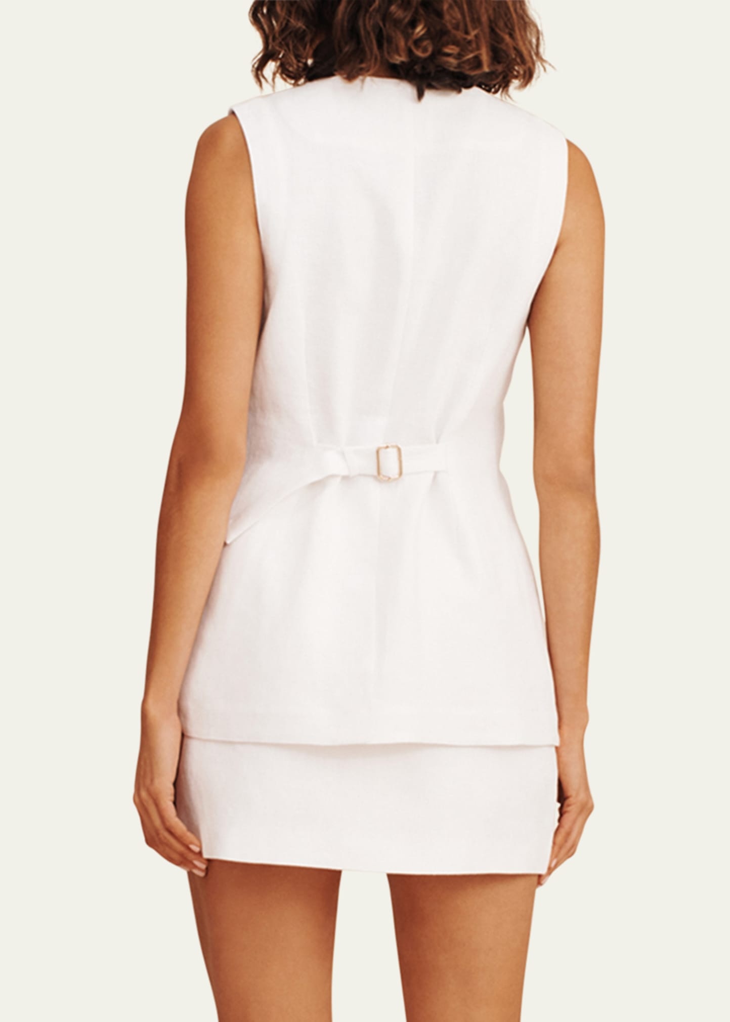 Emma Linen Vest - 3