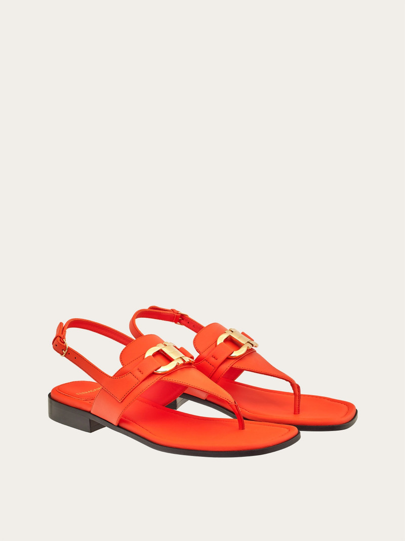 Gancini ornament sandal 5
