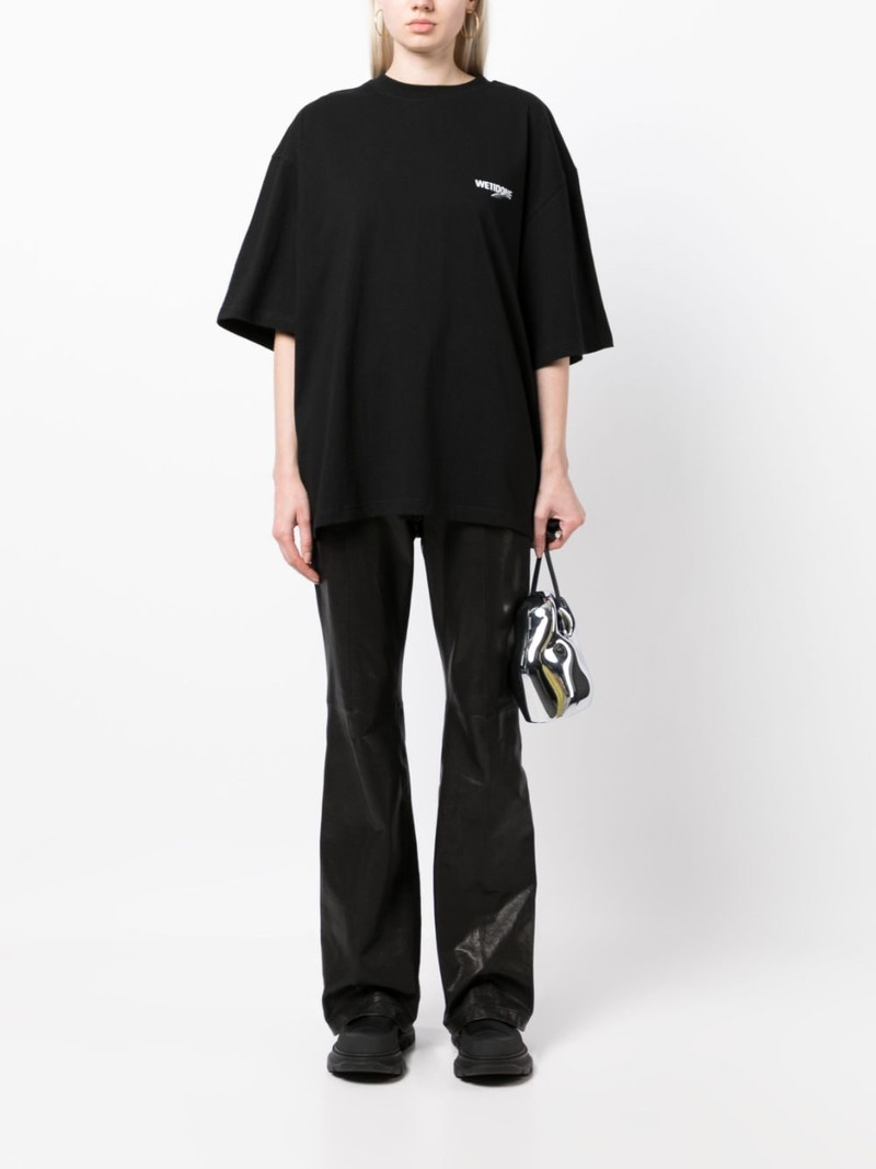 We11done logo cotton T-shirt outlook