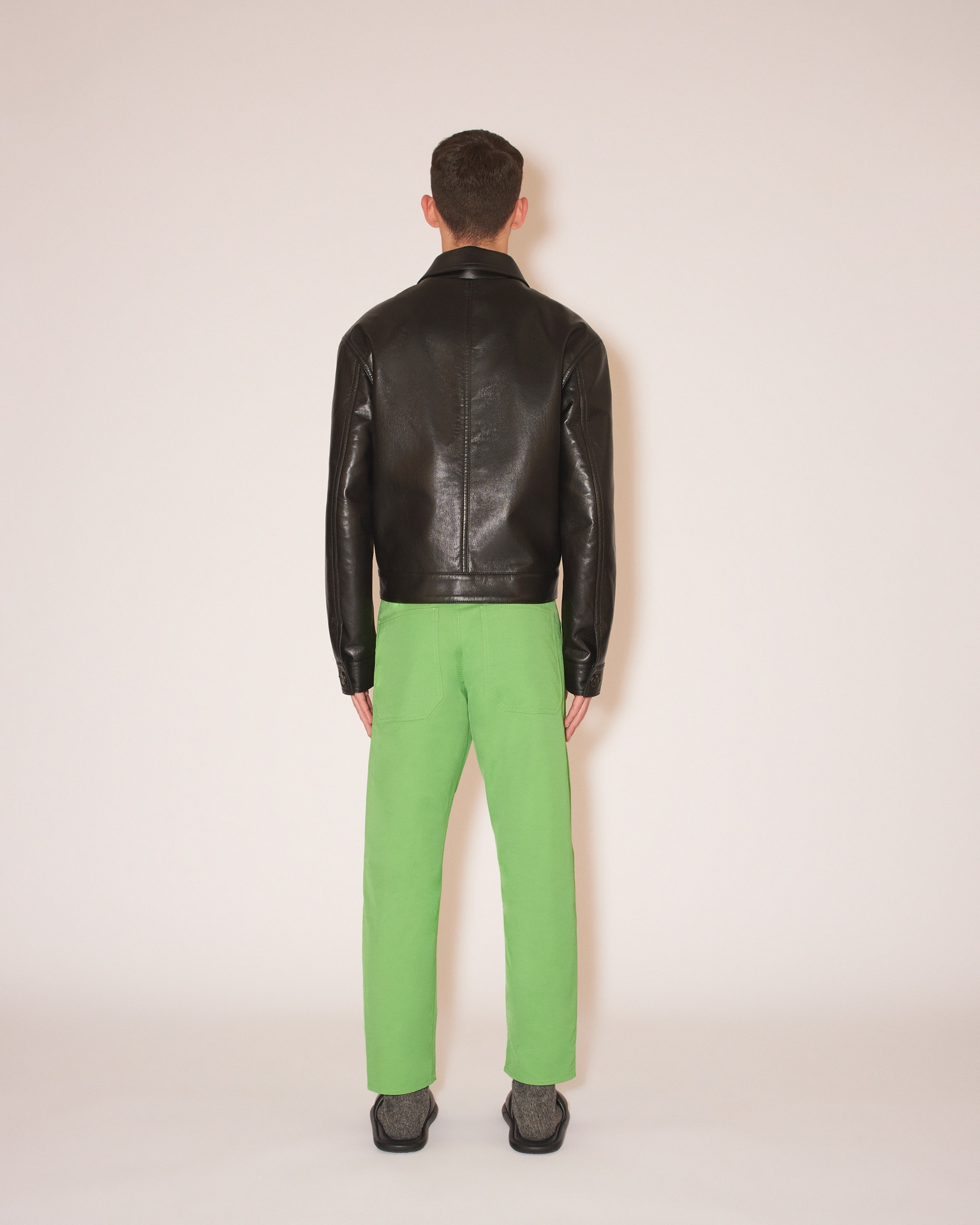 RUBEN - Regenerated leather jacket - Black - 4