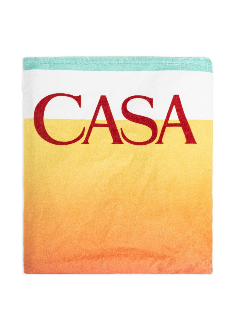 logo-detail beach towel 1