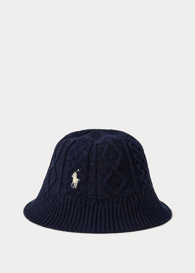 Cable-Knit Bucket Hat 1
